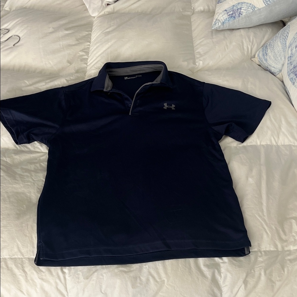 Under Armour Men's Dark Blue Polo Shirt